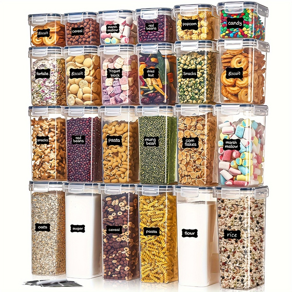 Home Cooking Food - 24 Stuks Voedsel Opslag Containers 12