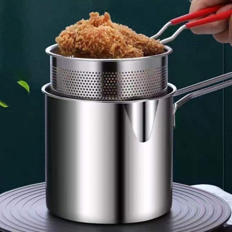 Home Cooking Help - Friteuse van roestvrij staal 304, met