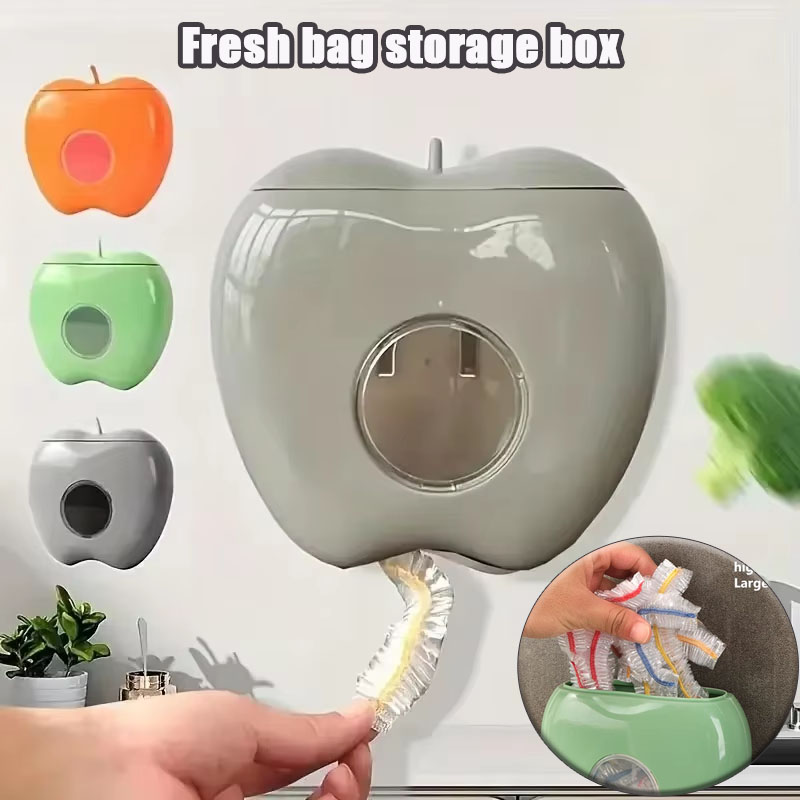 Home Cooking Food - 1PC Dispenser Opbergdoos voor voedselbewaarzakken Stofdicht