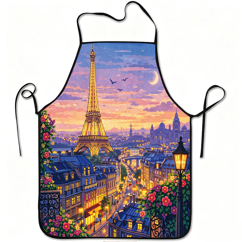 Mom'S Home Cooking - Schort met de Eiffeltoren van Parijs,