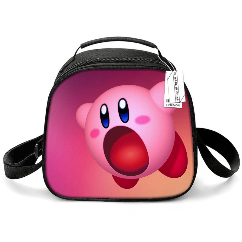 Home Cooking Game - Kirby Game Leuke cartoonprint geïsoleerde lunchtas