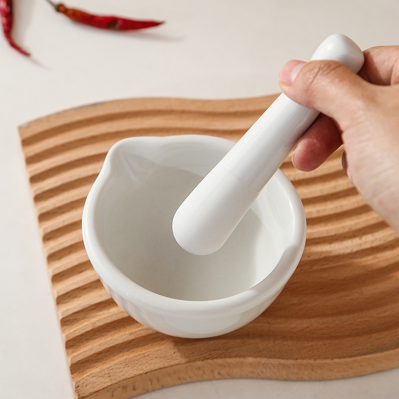 Mortar Pestle Granite - Mini 60Mm Keramiek Kruidenmolen Grinder Set
