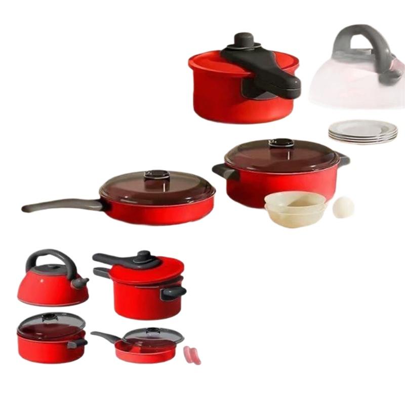 Home Cooking Game - Kinderen Mini Keuken Speelgoedset, Rollenspel Koken,
