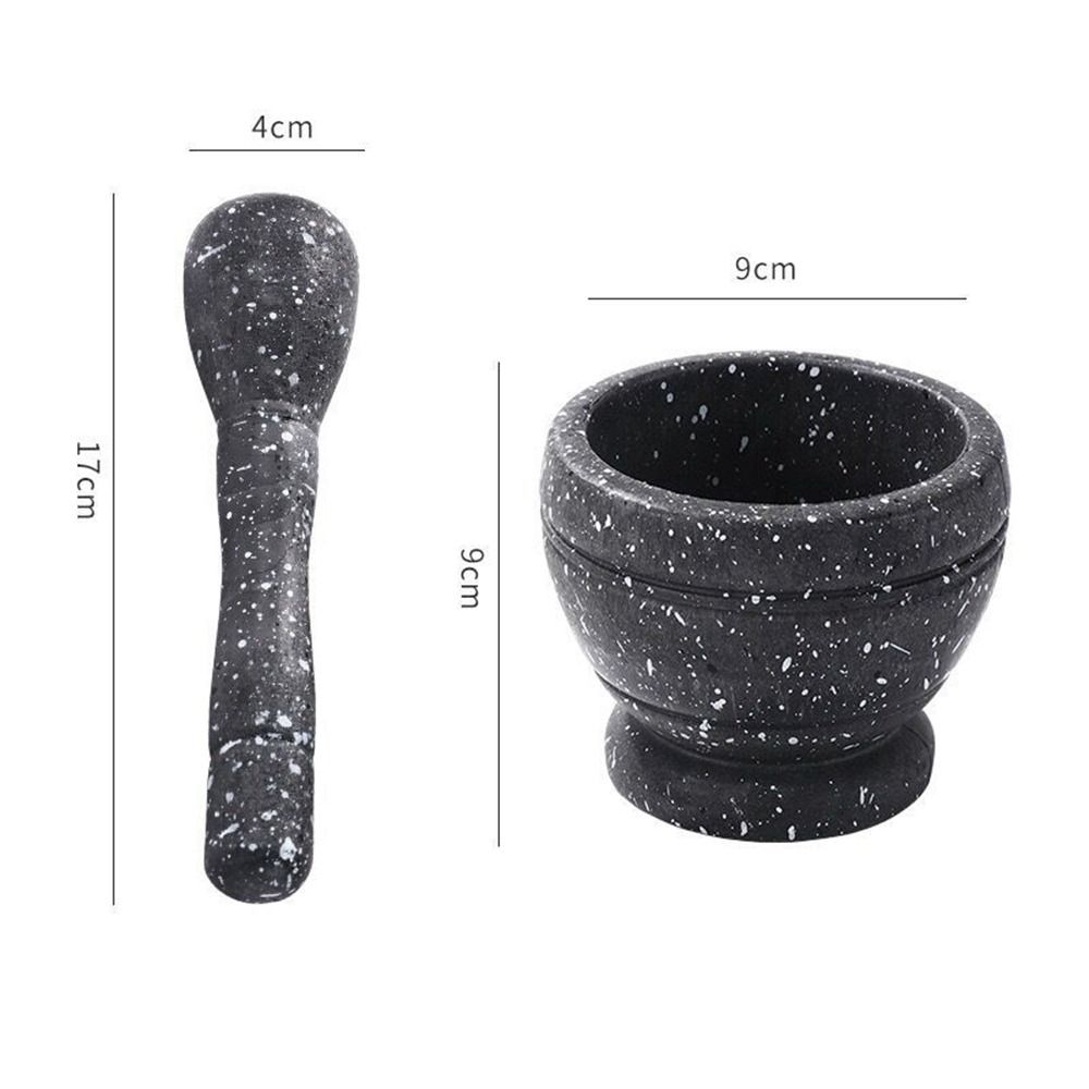 Mortar Pestle Granite - PP Handmatige Grinder Handbeweging Kruiden Slijpkom