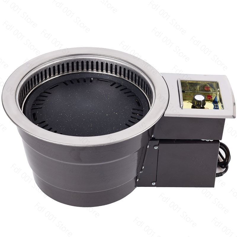 Home Cooking Service - Elektrische rookloze vleesgrill Commerciële ingebouwde zelfbedieningsbarbecuegrill
