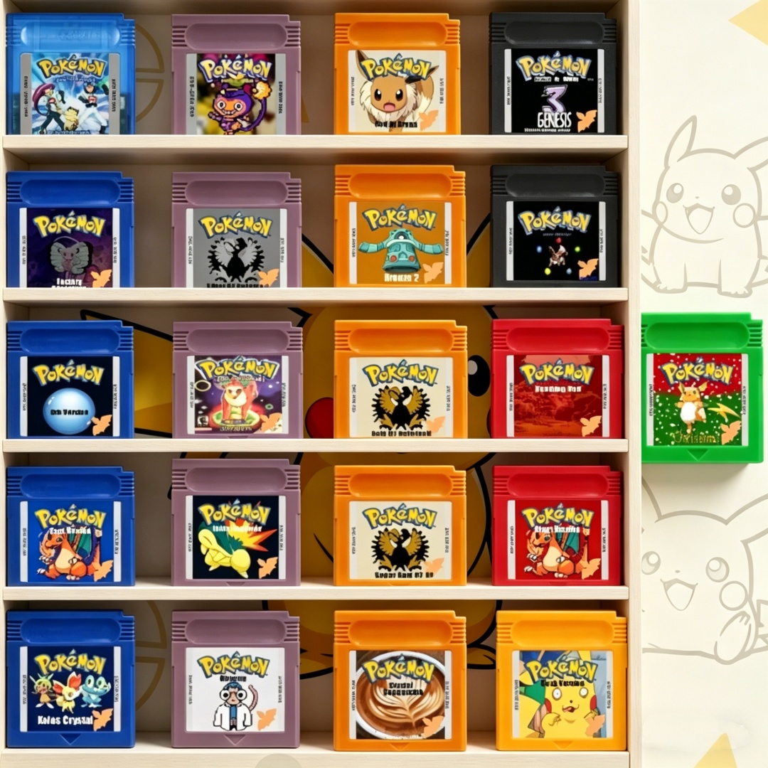 Home Cooking Videos - GBC Pokemon Series Game Cartridge Zwart