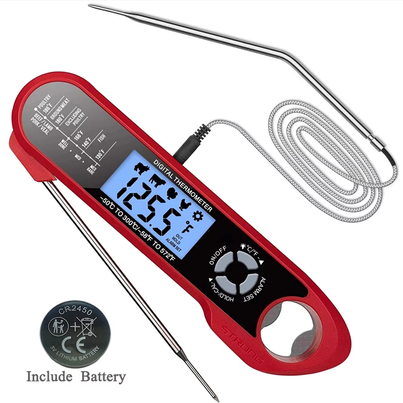 Home Cooking Help - Vleesthermometer Digitale keukenthermometer met dubbele sonde