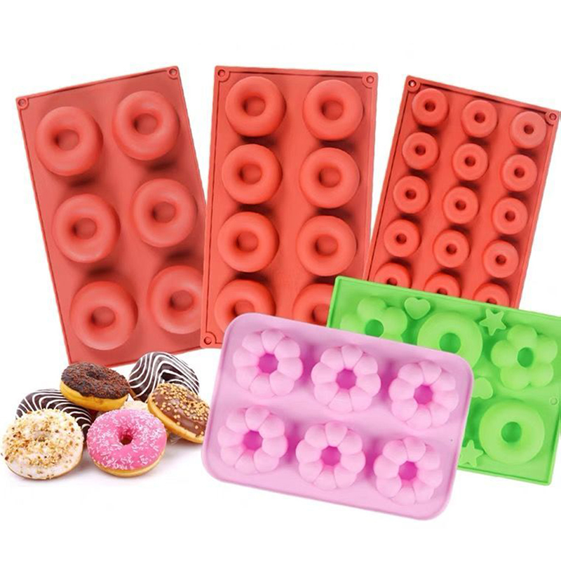 Home Cooking Help - Siliconen Donut Maker 3D DIY Bakken