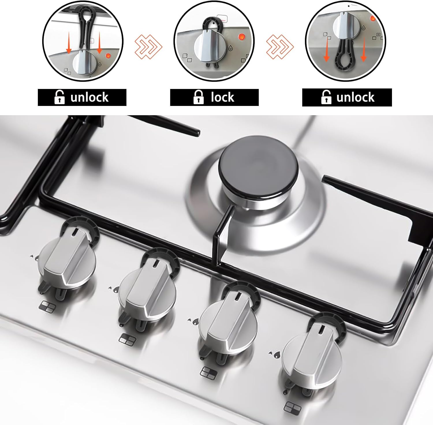 Kindveilige keukenveiligheidss - Home Cooking Gas Stove recensie en prijs