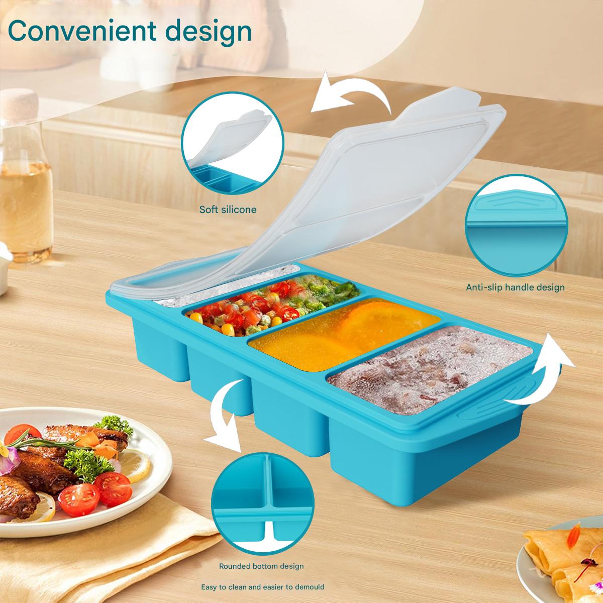 Grote siliconen ijsblokjesvorm - Home Cooking Food recensie en prijs