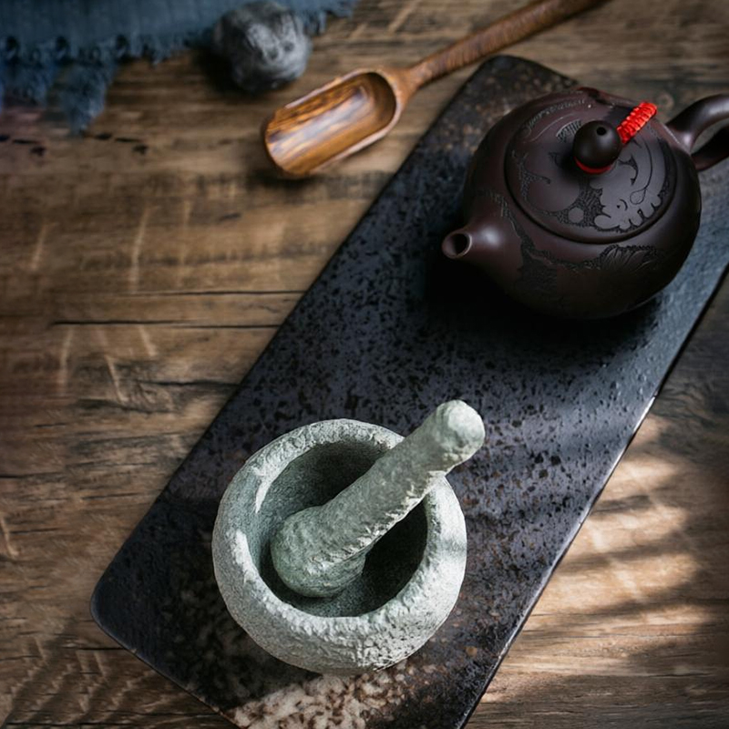 Natuurlijke granieten vijzel e - Mortar Pestle Granite recensie en prijs