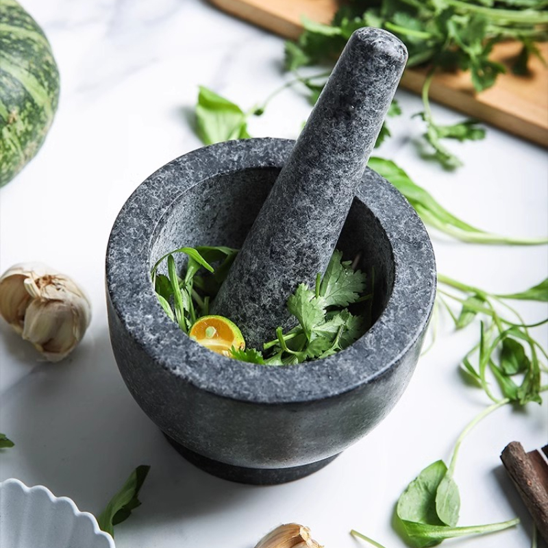 Vijzel- en stamperenset Zware  - Mortar Pestle Granite recensie en prijs