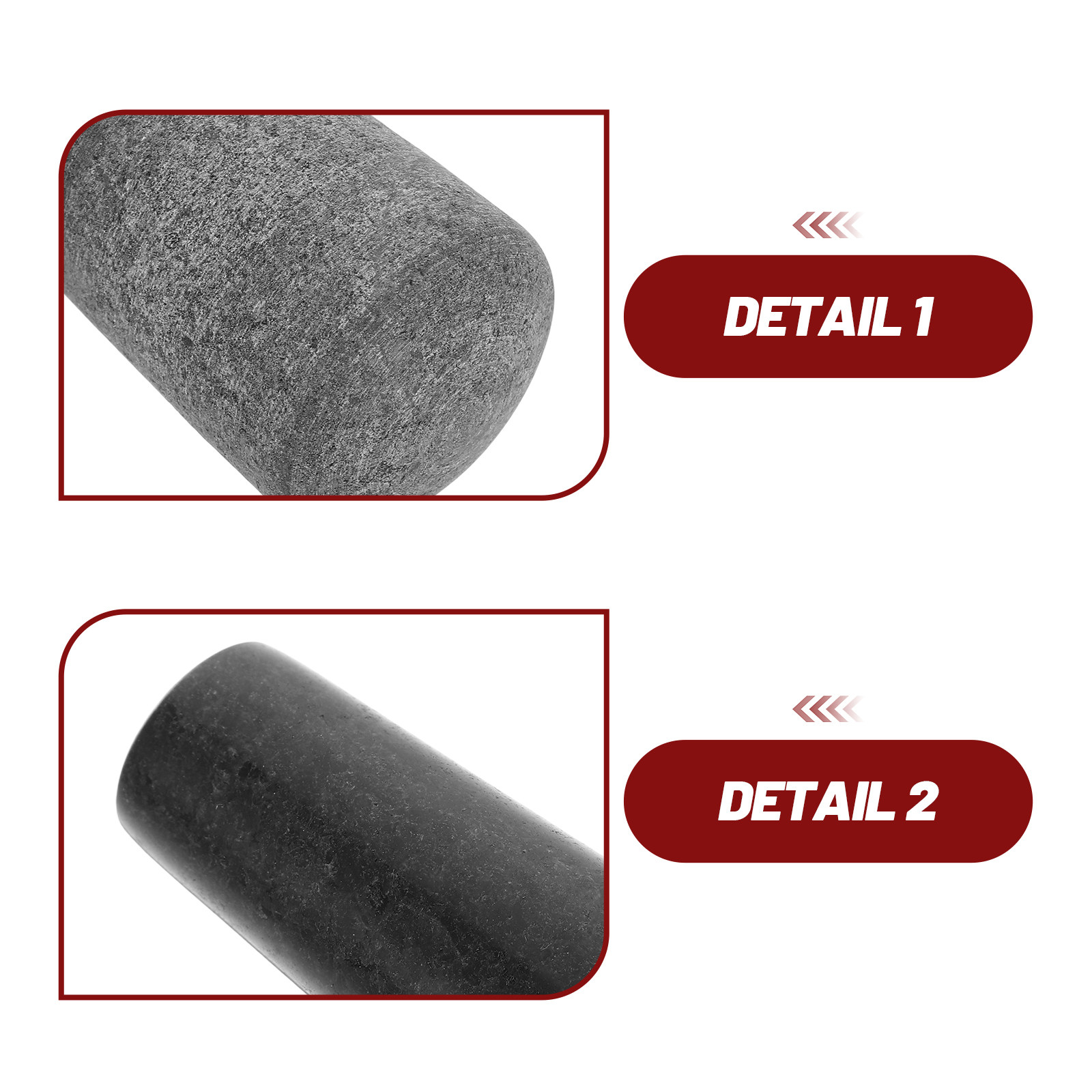 Stenen vijzel en knoflookstamp - Mortar Pestle Granite recensie en prijs