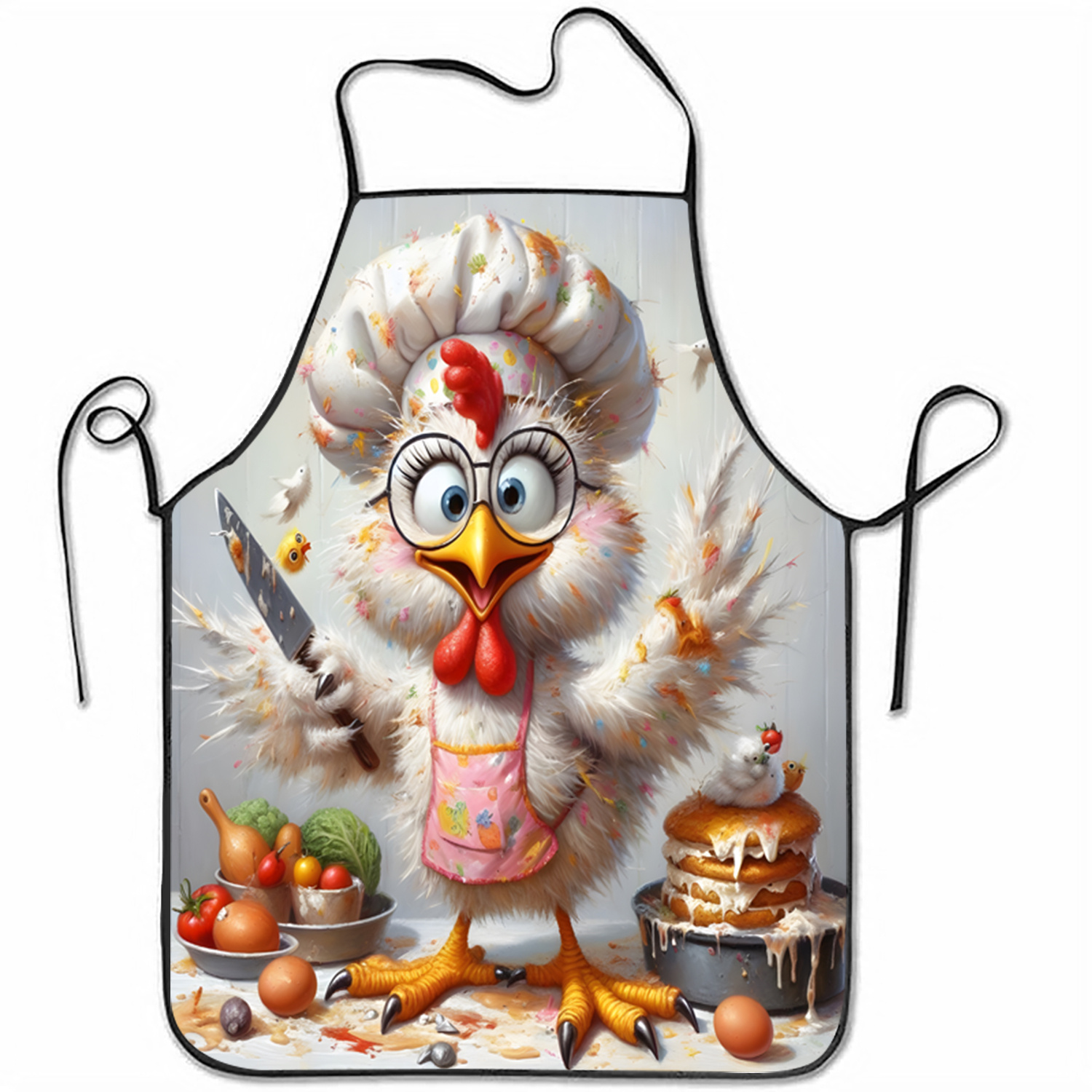 Grappige kokschort met kip, ca - Mom'S Home Cooking recensie en prijs
