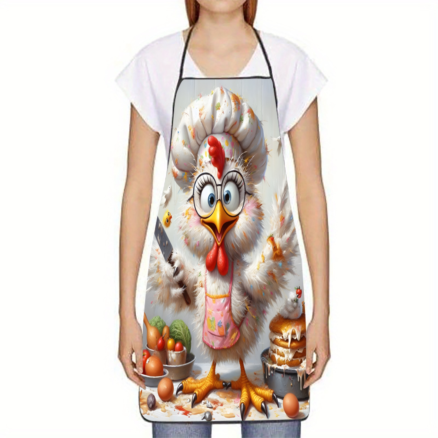 Grappige kokschort met kip, ca - Mom'S Home Cooking recensie en prijs