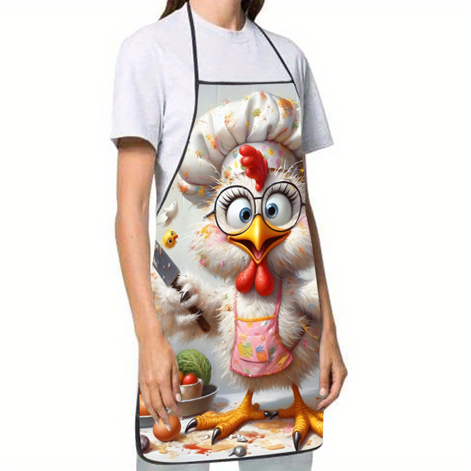 Grappige kokschort met kip, ca - Mom'S Home Cooking recensie en prijs