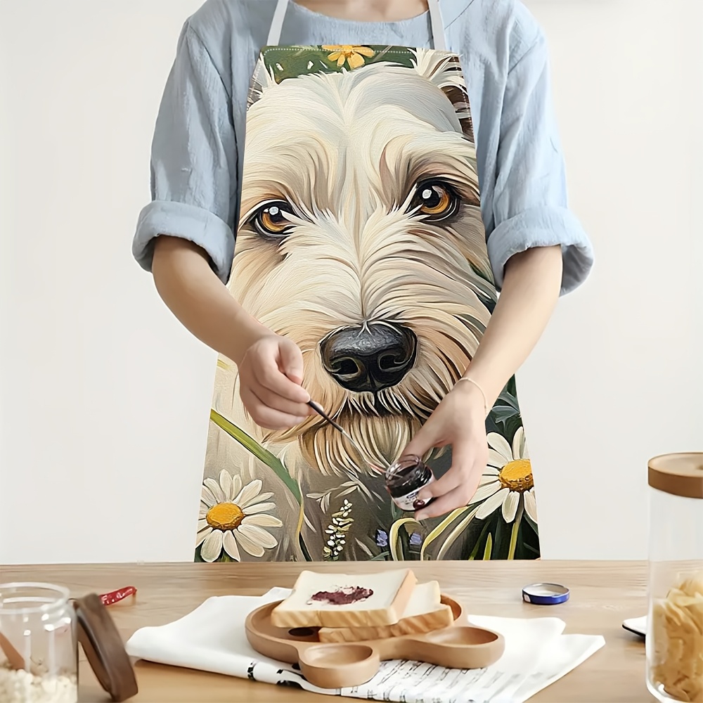Schattig wit hondenschort, blo - Mom'S Home Cooking recensie en prijs
