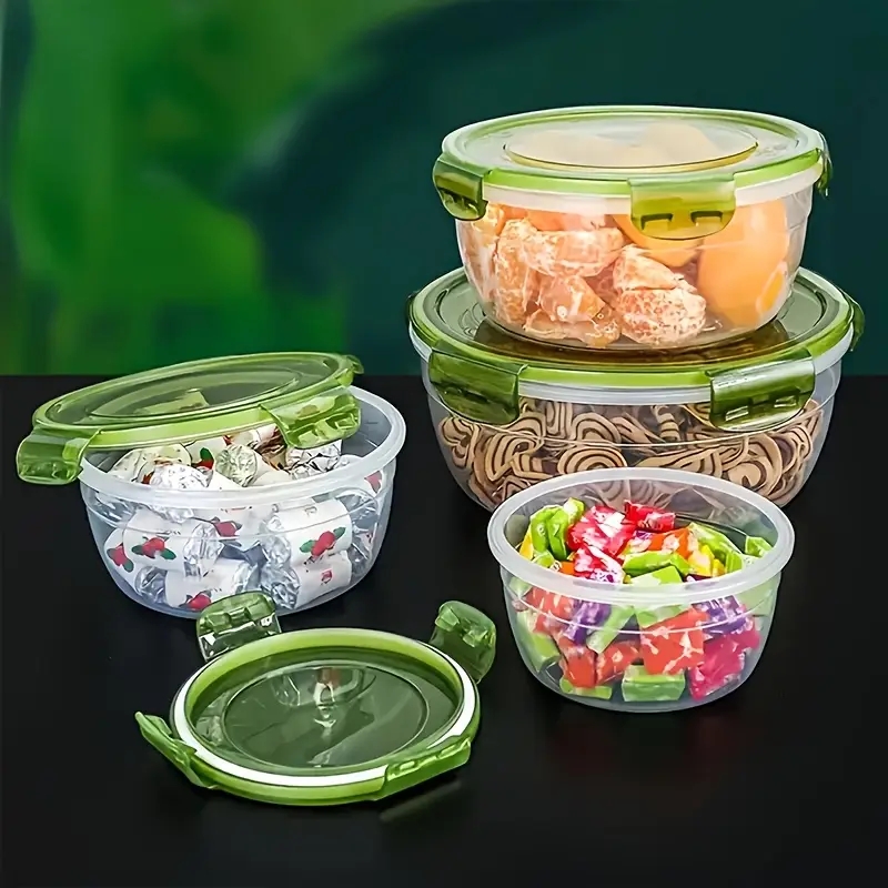 4 plastic voedselbewaarcontain - Home Cooking Food recensie en prijs