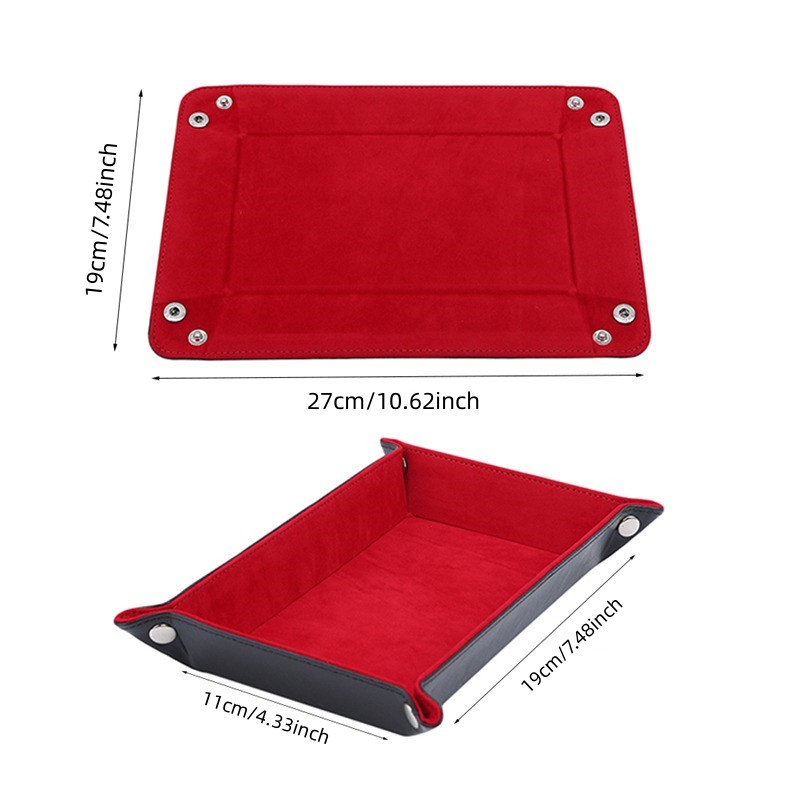 1pc Rechthoekige opbergbak PU- - Home Cooking Game recensie en prijs