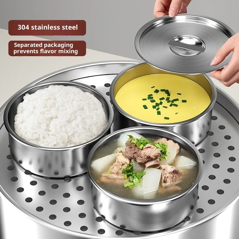 Roestvrijstalen stoomkom met d - Home Cooking Food recensie en prijs