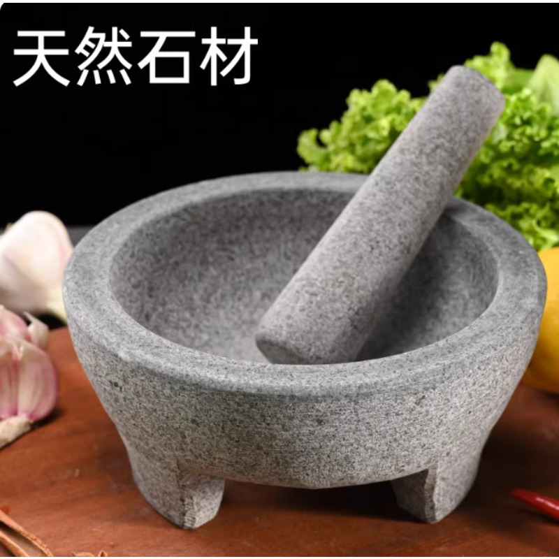 Natuurstenen granieten vijzel  - Mortar Pestle Granite recensie en prijs