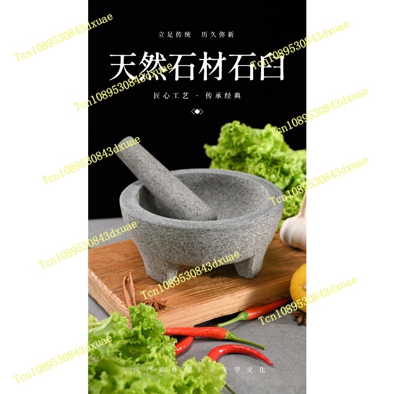 Natuurlijke granieten vijzel e - Mortar Pestle Granite recensie en prijs