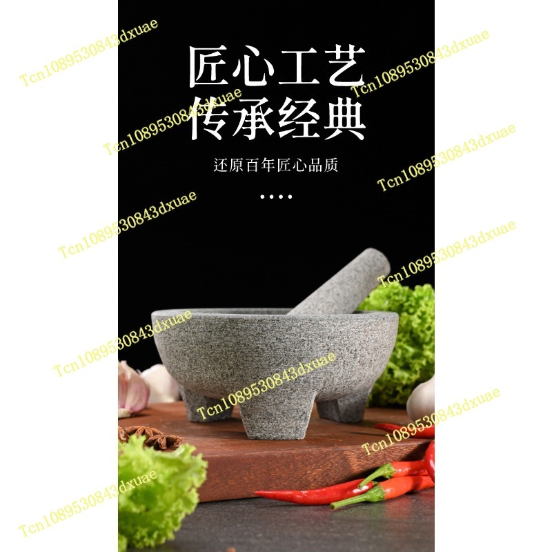 Natuurlijke granieten vijzel e - Mortar Pestle Granite recensie en prijs